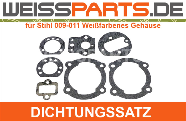 Dichtungssatz Set 2 für Motorsäge Stihl 009, 010, 011, 012 von WEISSPARTS - Dichtungssatz Set 2 für Stihl 009, 010, 011, 012 - Jetzt bei WEISSPARTS kaufen