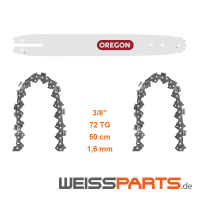 50 cm Schwert / Führungsschiene OREGON inkl. 2...